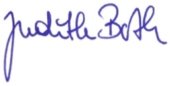 Unterschrift Judith Barth