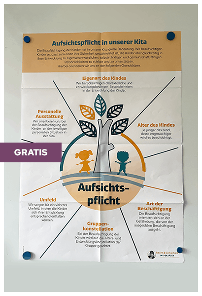 GRATIS-Poster „Aufsichtspflicht in der Kita“